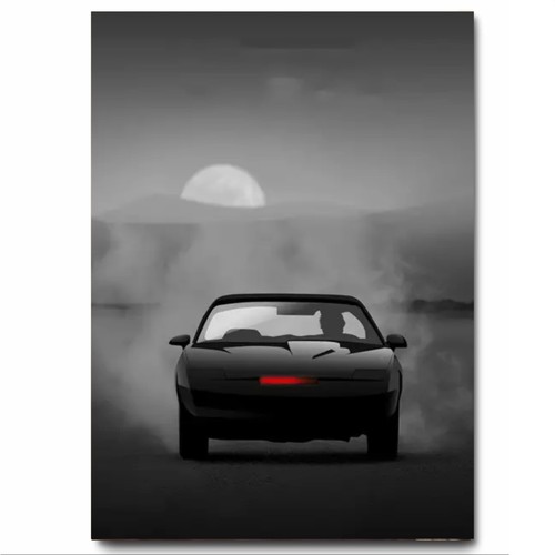 Knight rider artwork - rider, (1980s)
