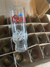 Coors Light Pint Glasses Brand New Never Used Pub Home Bar Man Cave Gift Idea