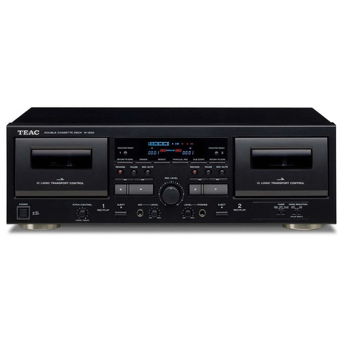 Teac 1200 twin cassette deck - w-1200,