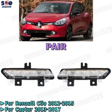 For Renault Clio 2012-15 Captur 2013-2017 Front Daytime Running Lights Pair UK