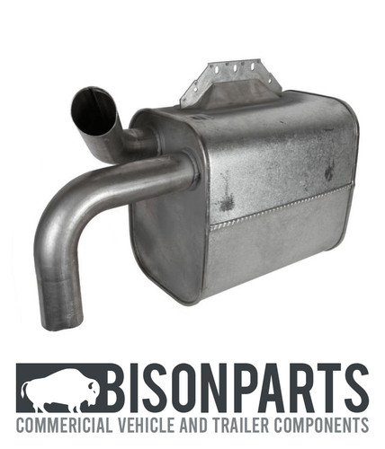 Exhaust silencer muffler box - "exhaust,