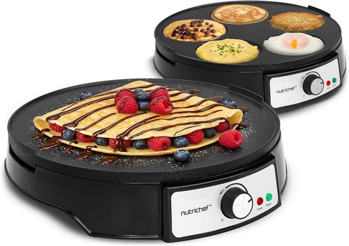 Nutrichef electric crepe maker - crepe,