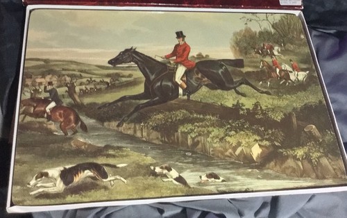 Set placemats hunting - set, 4