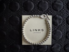 LINKS OF LONDON SILVER ORBIT 7.5 INCH BRACELET 