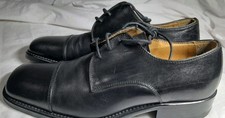 Bally black lace up leather