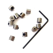 12 PACK CHROME PIN LOCKS PIN