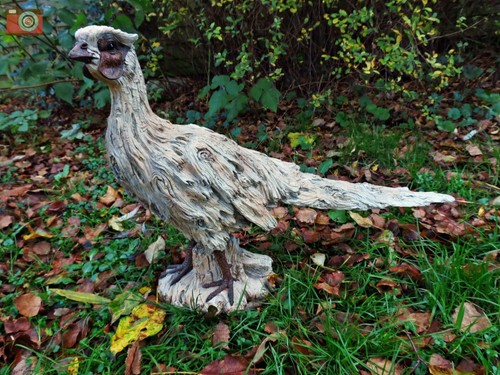 Amazing pheasant sculpture - pheasant,