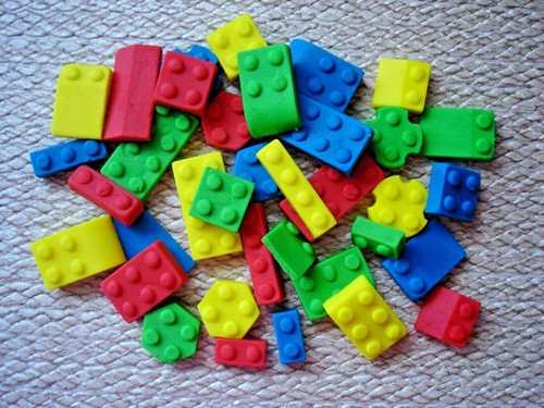 Edible bricks cupcake - edible, 44