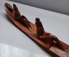 Vintage hand carved wooden