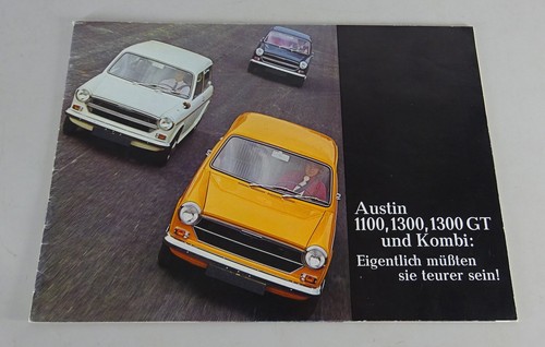 Brochure austin 1100 - 1100, 1300