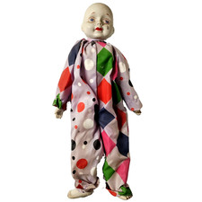 Vintage Hand Painted Pierrot