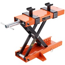 500KG Motorbike Motorcycle Scissor Lift Jack Stand Workshop Paddock with Saddle