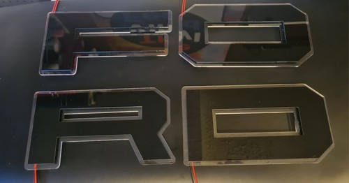 Light grill letters transit - letters,