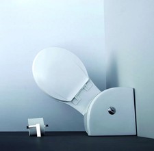 Apex Sarah Close Coupled White Corner Cloakroom Bathroom WC Toilet