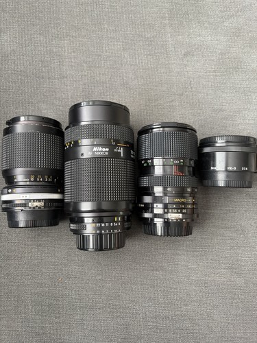 Nikon camera lenses bundle - lenses,