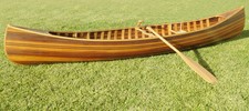 Cedar Strip Built Canoe Wooden