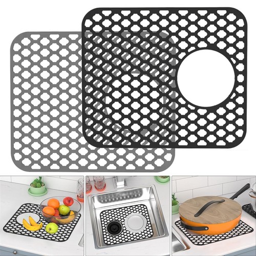 Silicone sink drain mat - silicone,