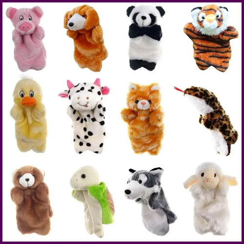 Animal hand puppet full - hand,