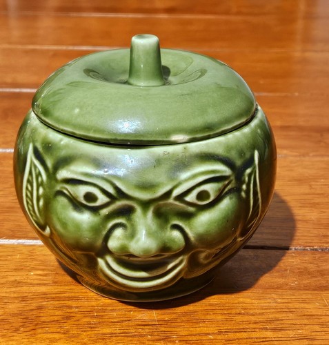 Vtg bassware pottery apple - vtg,