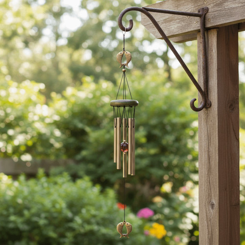 Metal wind chimes - chimes, chapel