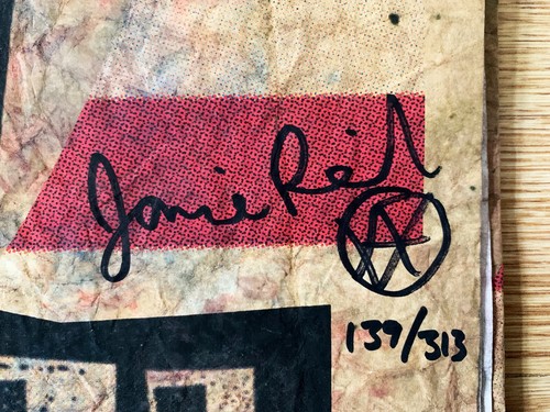 Jamie reid signed numbered - signed,
