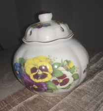 Vintage Floral Jar by The