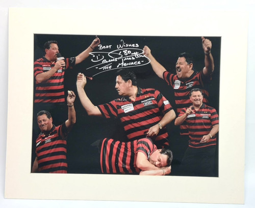 Signed dennis priestley darts - dennis,