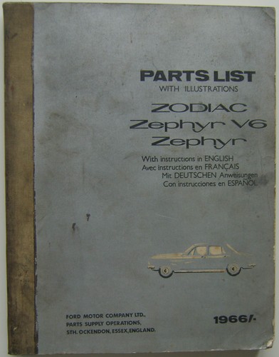 Ford zodiac zephyr - zodiac, v6