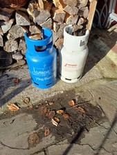 2 × gas bottles 1 Calor 7Kg Butane Gas Bottles quarter to half full 