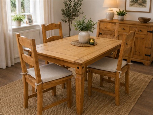 Solid pine farmhouse dining - solid,