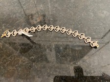 TOVA Diamonique 4.80 cttw Fan Tennis Bracelet Sterling Silver 7 1/4” New Tags