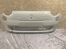 Fiat 500 2007-2015  Front Bumper 268 BIANCO BOSSA.  Models With Chrome Moulding