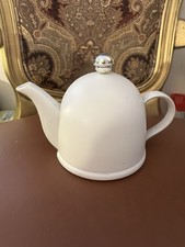 Modern White Ceramic Teapot