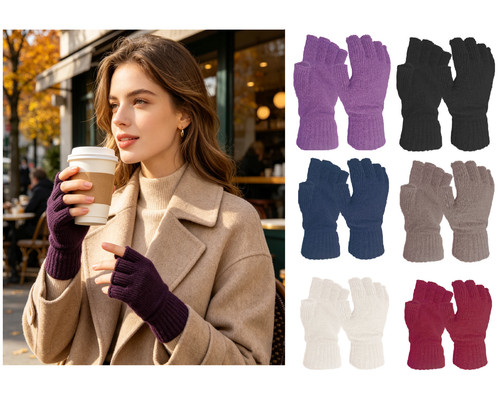 Ladies thermal fingerless - 1-3,