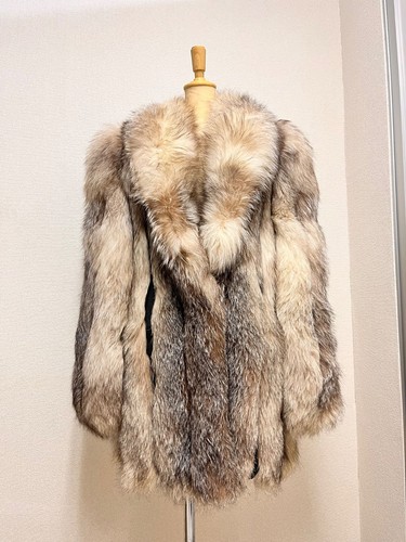 Real fox fur - real, coat