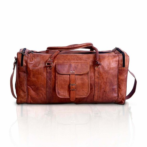 Vintage goat leather duffel - goat,