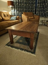 Vintage Solid Oak Coffee Table