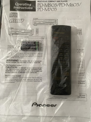 Brand new pioneer - brand, cu-pd105