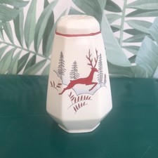 Crown Devon Fieldings - Stockholm Pattern Red Deer - Pepper Pot 12cm High