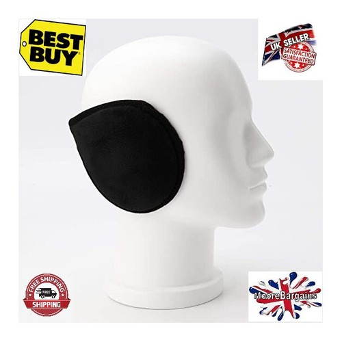 Ear muffs black - black, unisex