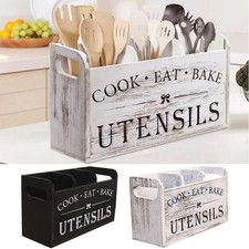 Wooden Kitchen Utensil Holder