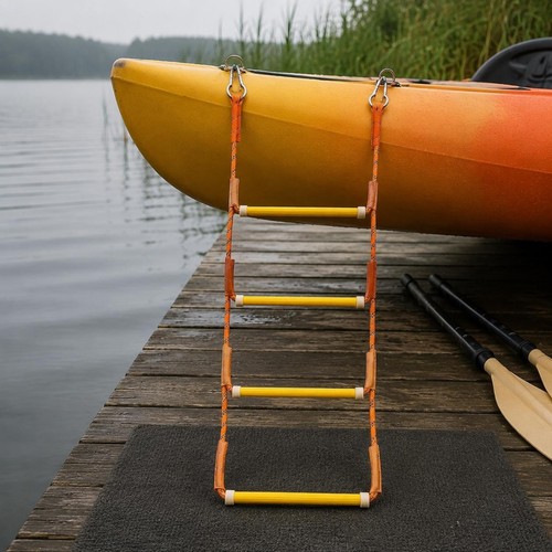 Rope boat ladder - boat, and