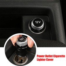 1x Car Power Outlet Cigarette Lighter Cover Fit For Audi A3 A4 A6 A7 A8 Q3 Q7 R8