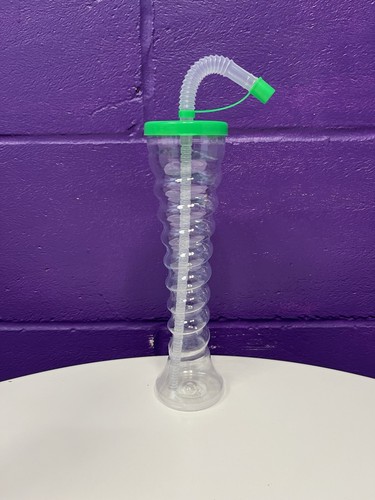 Green slush twist cup - green,