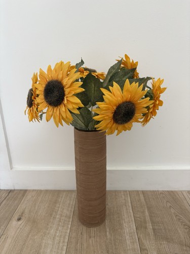 Tall rustic ribbed ceramic - tall,