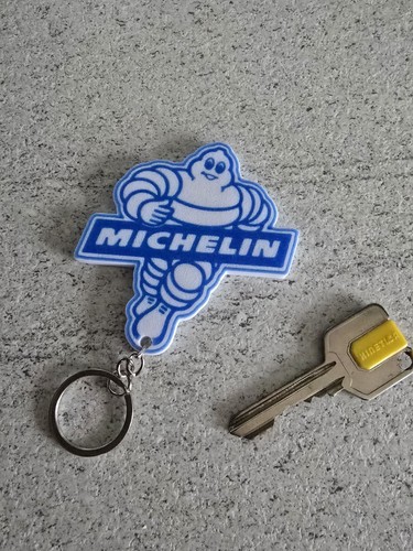 Michelin man keyring - michelin,
