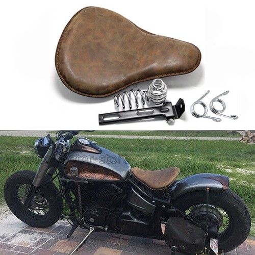 Retro brown motorcycle - retro, solo