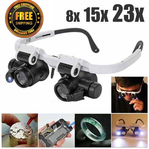 Led head magnifier glasses - magnifier,
