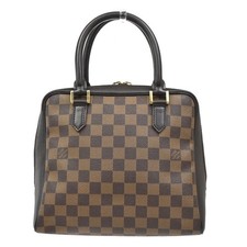 LOUIS VUITTON Brera Hand Bag Damier Ebene Leather Brown France N51150 72KB770