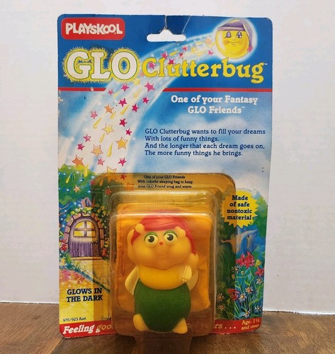 1985 playskool glow clutterbug - glow,